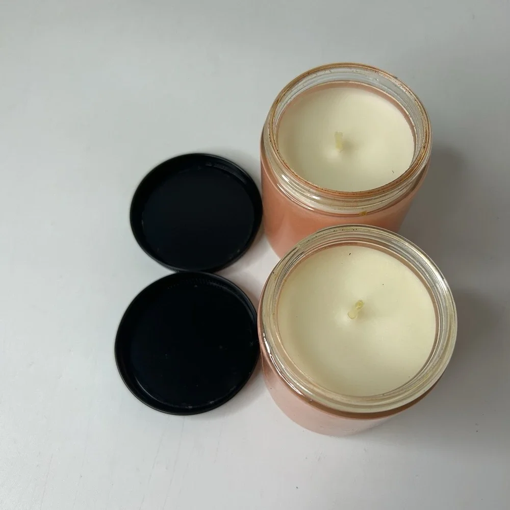Bath & Body Works The Perfect Autumn Scented Mason Jar Candle 7 oz x2 - Picture 3 of 4